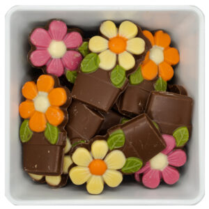 Chocolade bloemen